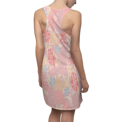 Pink Floral Racerback Dress | Comfort Sports Dress