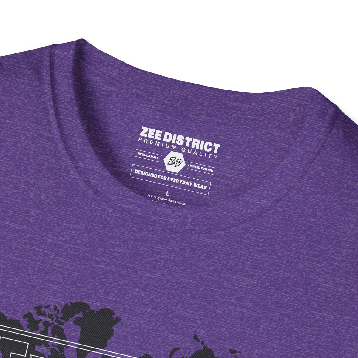 Explore World Map Adventure Graphic Tee: Urban Street Style & Travel T-Shirt