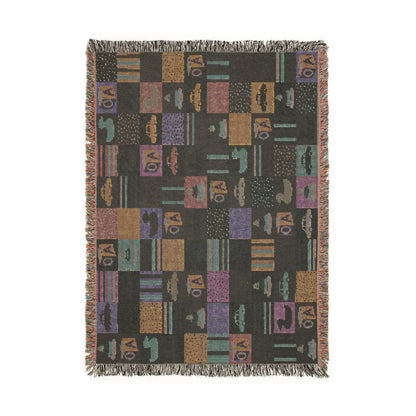 Pastel Playtime Baby Patchwork Woven Blanket