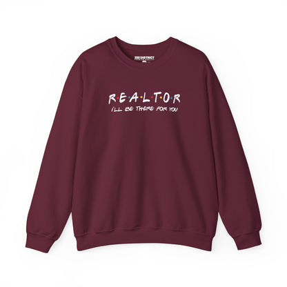 Realtor Friends TV Show Typography Graphic Sweatshirt
