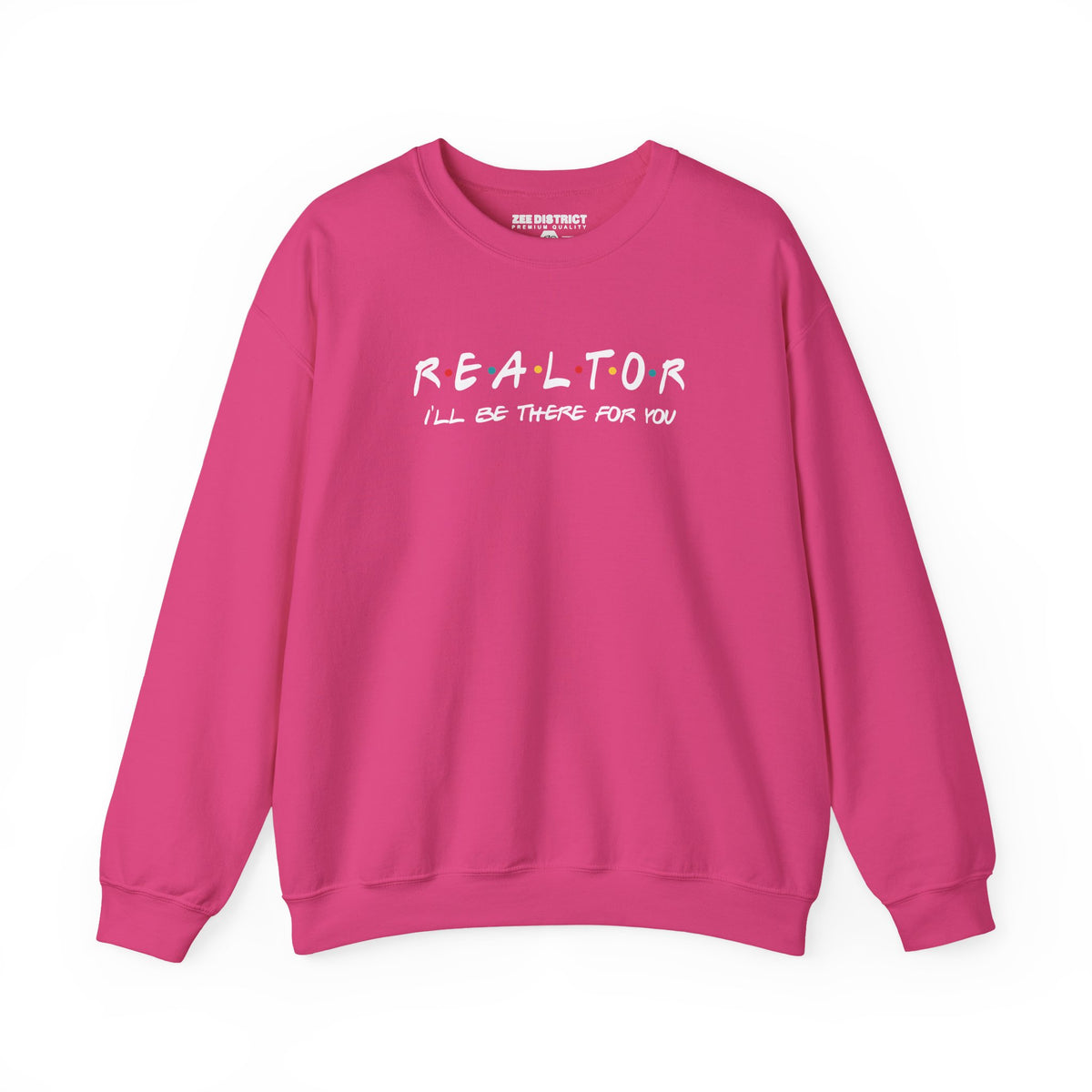 Realtor Friends TV Show Typography Graphic Sweatshirt