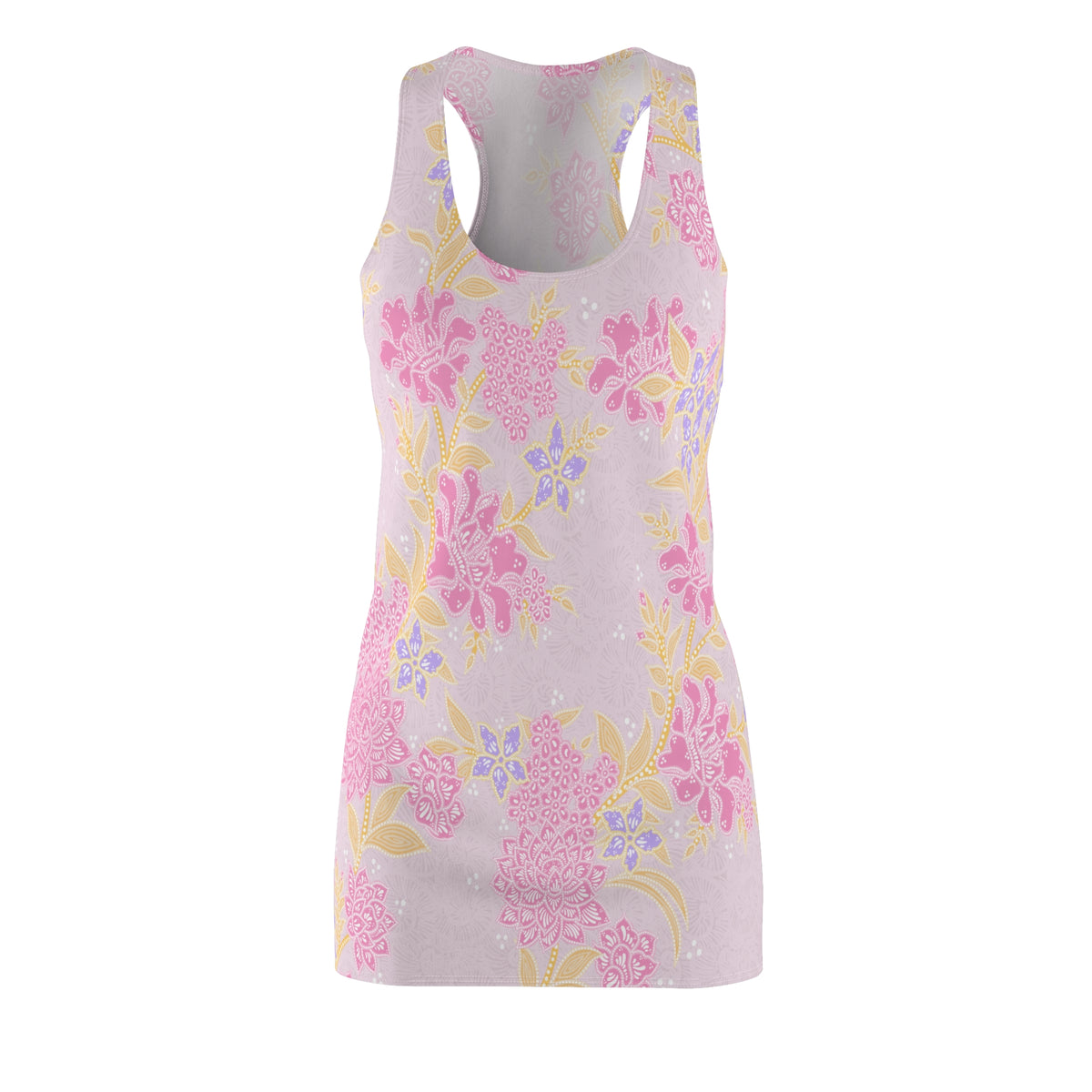 Botanical Bliss Racerback Dress | Casual Sports Dress