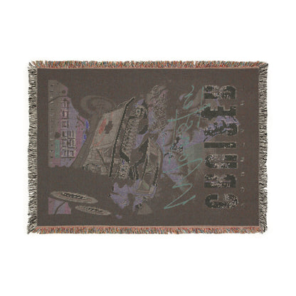 Mountain Cruiser Monster Truck Cotton Woven Throw Blanket