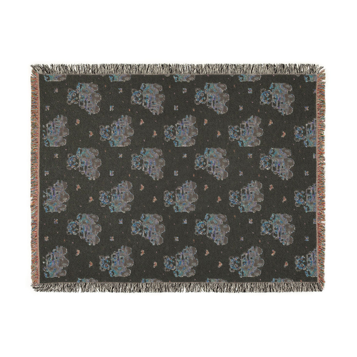 Adventures Safari Tiger Jeeps Woven Throw Blanket