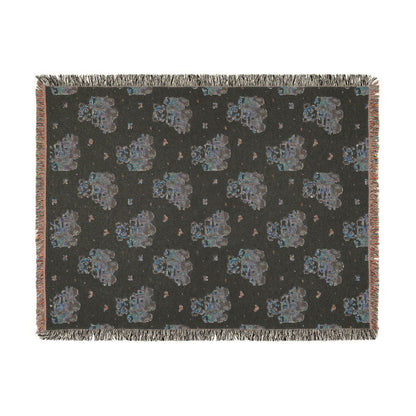 Adventures Safari Tiger Jeeps Woven Throw Blanket