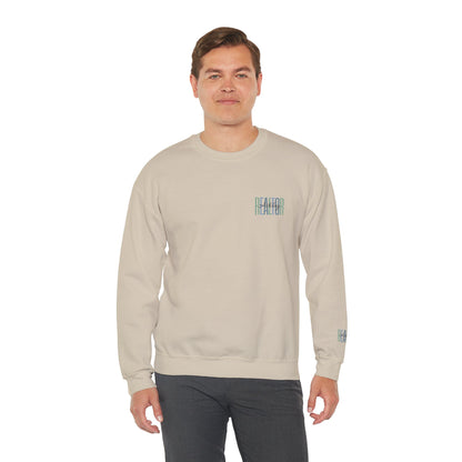 Personalized Realtor Retro Stacked Text Graphic Sweatshirt | Custom Name Real Estate Crewneck