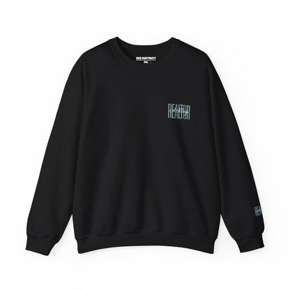 Personalized Realtor Retro Stacked Text Graphic Sweatshirt | Custom Name Real Estate Crewneck