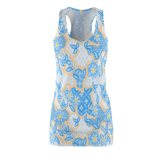 Azure Sky Paisley Racerback Dress